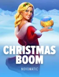 christmas boom slot logo